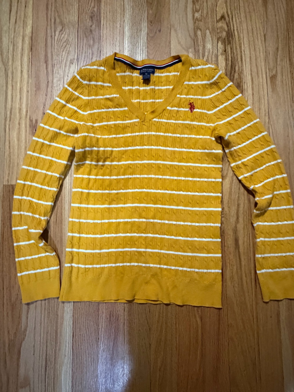 U.S. Polo Assn. cable-knit sweater